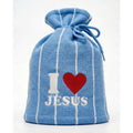 I Love Jesus (Sky) Tie Beanie - Holy Spirit Clothing Co.
