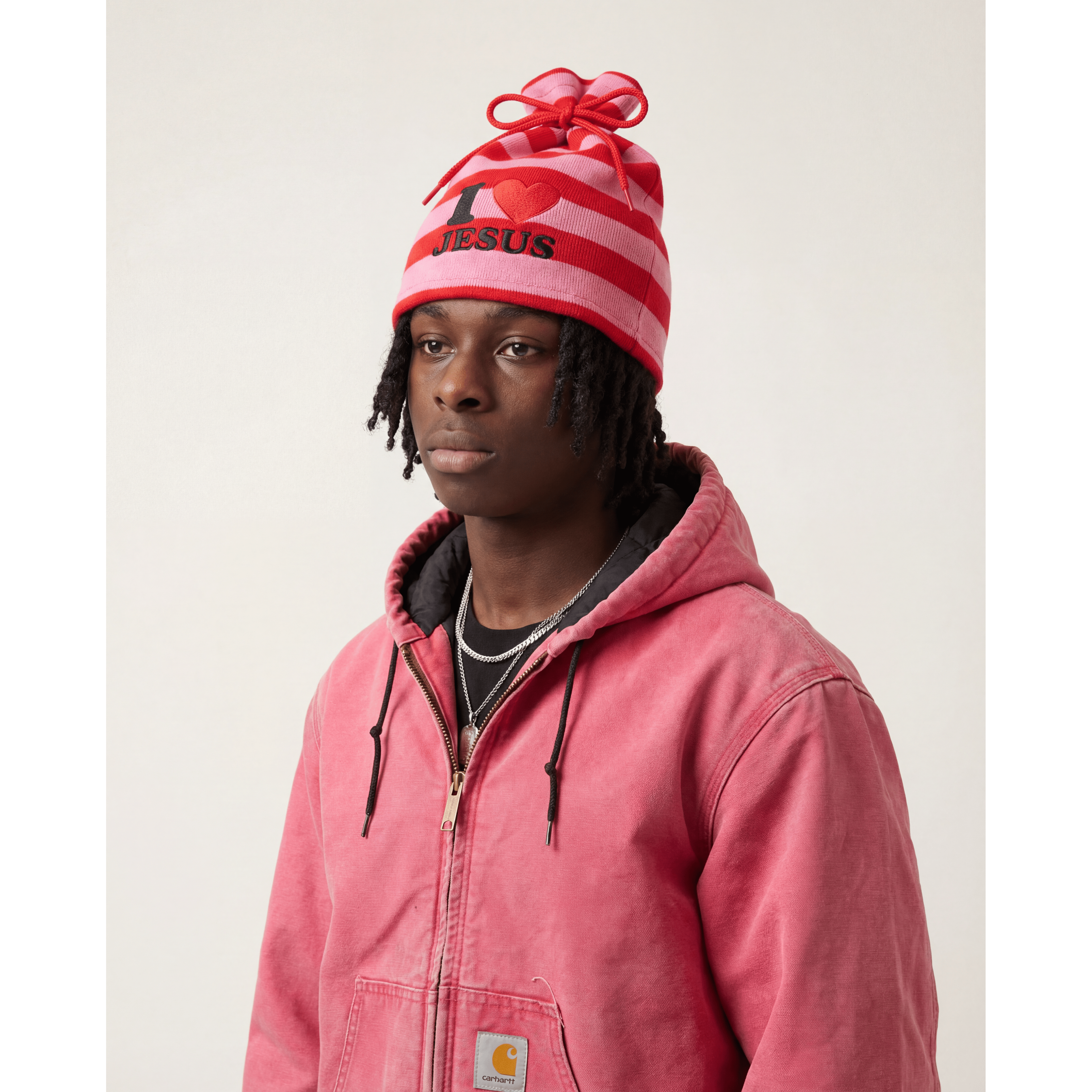 I Love Jesus Tie Beanie - Holy Spirit Clothing Co.