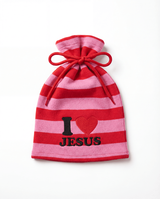 I Love Jesus Tie Beanie - Holy Spirit Clothing Co.