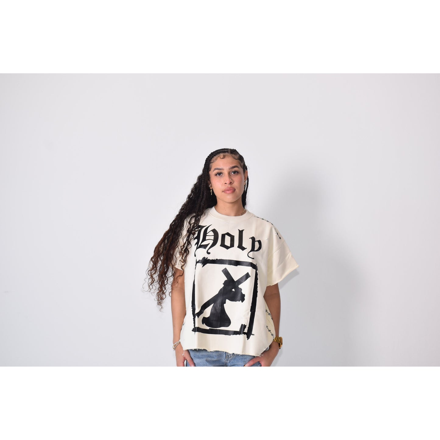 Jesus Lives Forever Cut Off - Holy Spirit Clothing Co.