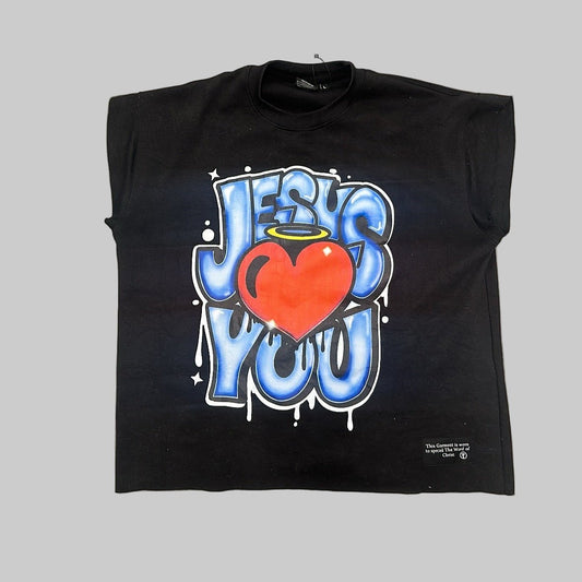 Jesus Loves You Cut Off - Holy Spirit Clothing Co.