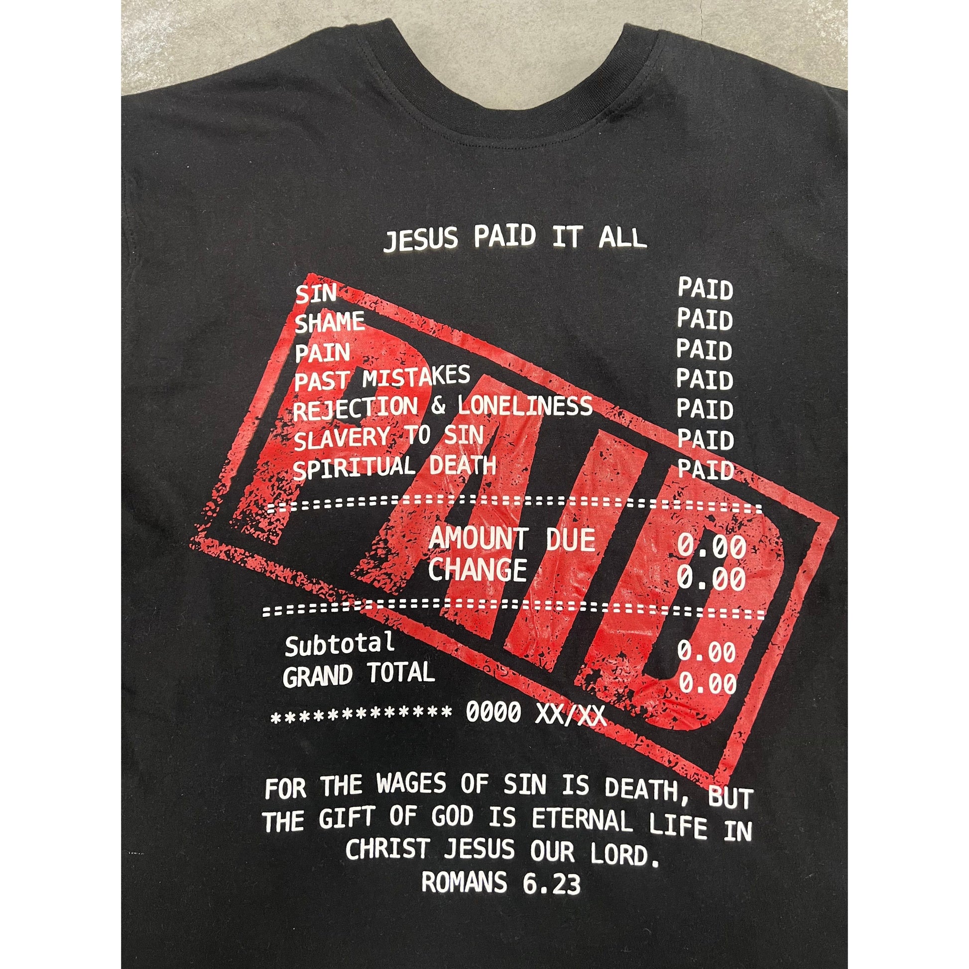 Jesus Paid it All Tee - Holy Spirit Clothing Co.