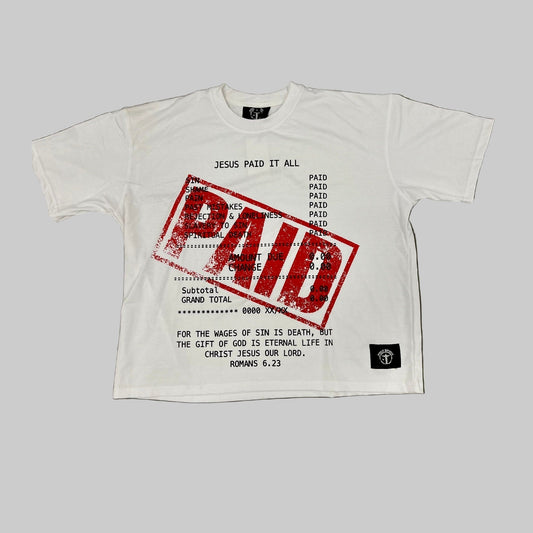 Jesus Paid It All Tee - Holy Spirit Clothing Co.