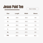 Jesus Paid it All Tee - Holy Spirit Clothing Co.
