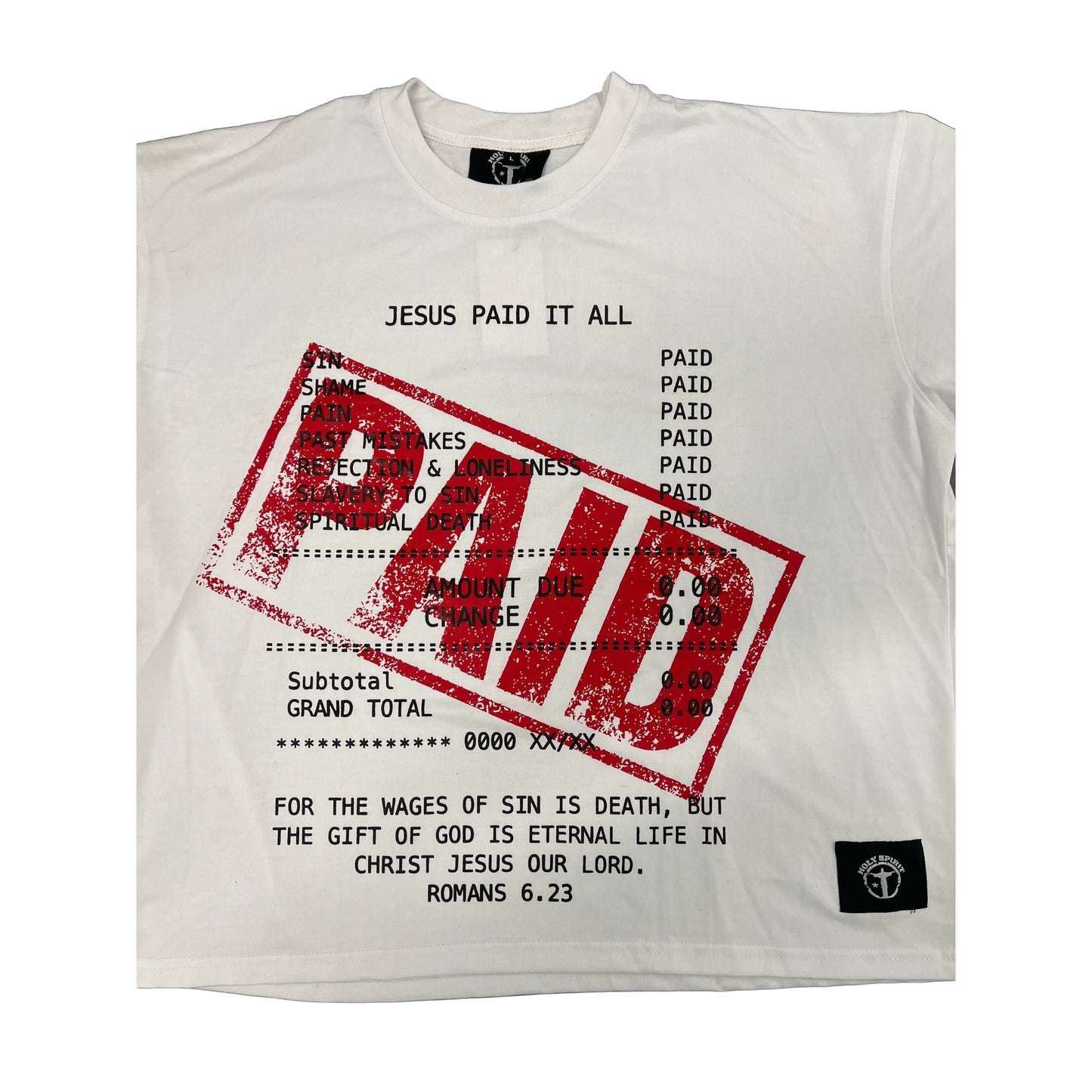 Jesus Paid It All Tee - Holy Spirit Clothing Co.