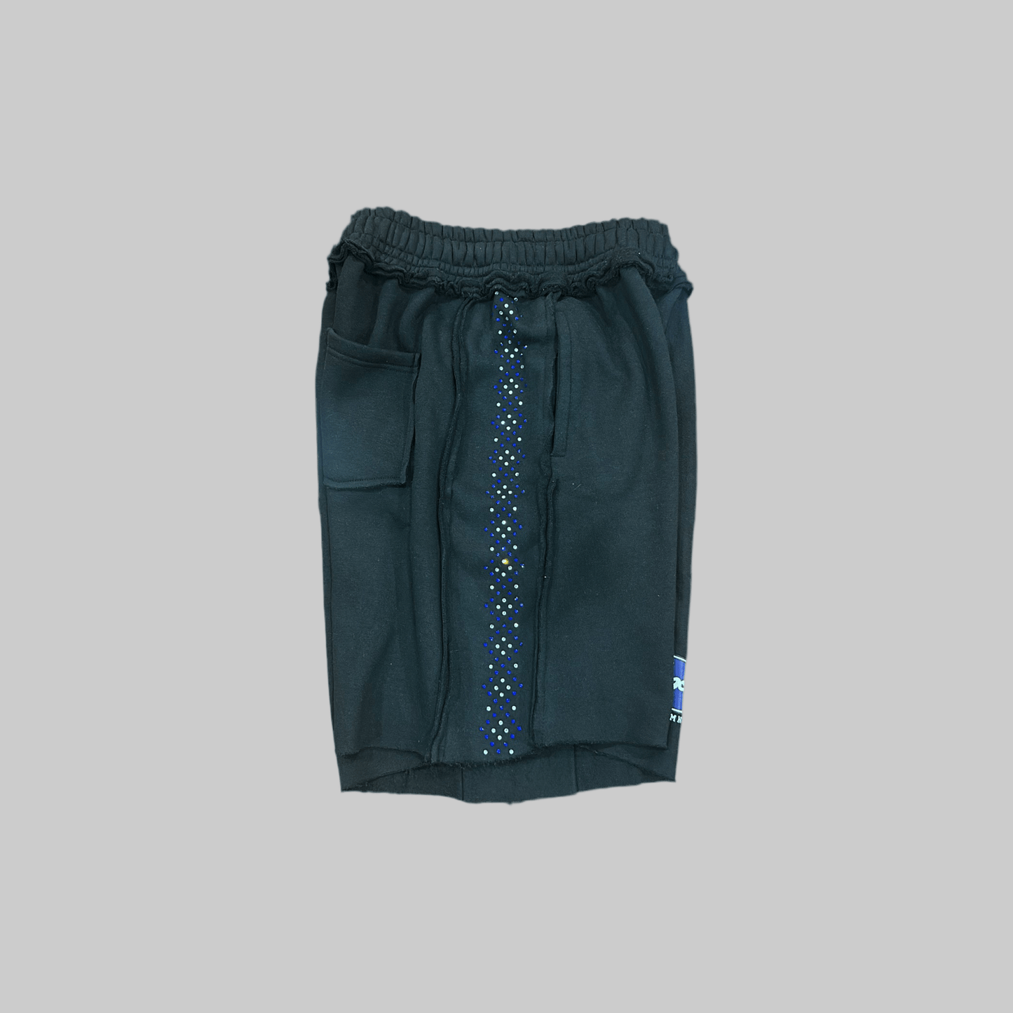 Rhinestone Holy Shorts (Black) - Holy Spirit Clothing Co.