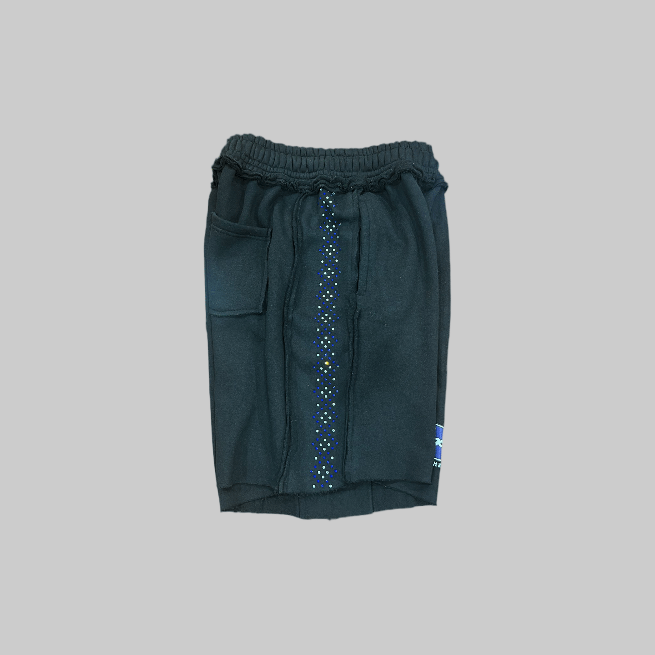 Rhinestone Holy Shorts (Black) - Holy Spirit Clothing Co.