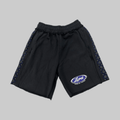 Rhinestone Holy Shorts (Black) - Holy Spirit Clothing Co.