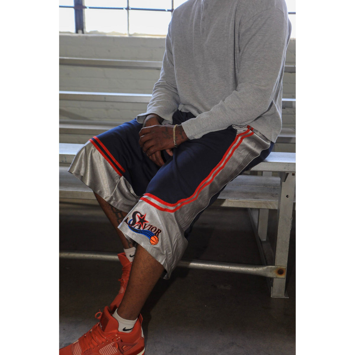 Savior 3/4 Shorts - Holy Spirit Clothing Co.
