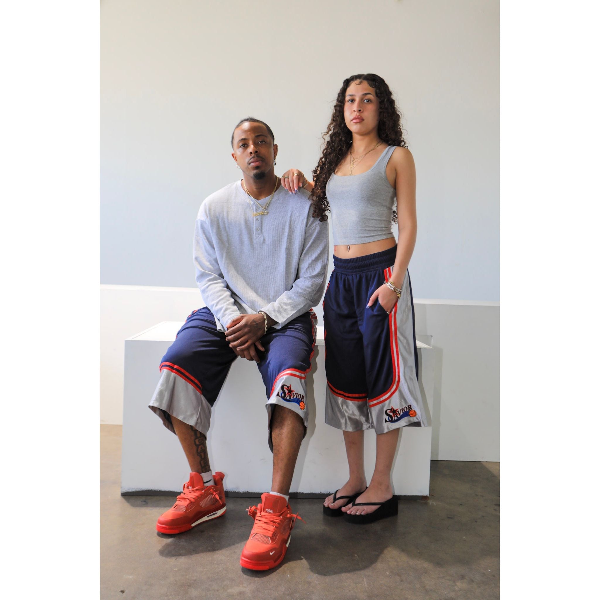 Savior 3/4 Shorts - Holy Spirit Clothing Co.