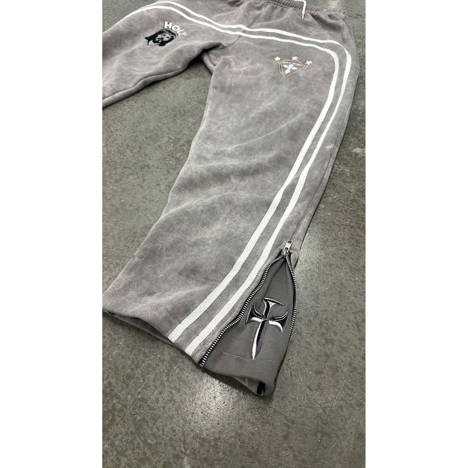 Washed Holy Flare Sweats - Holy Spirit Clothing Co.