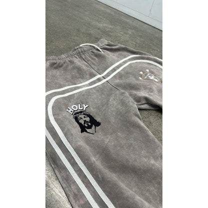 Washed Holy Flare Sweats - Holy Spirit Clothing Co.