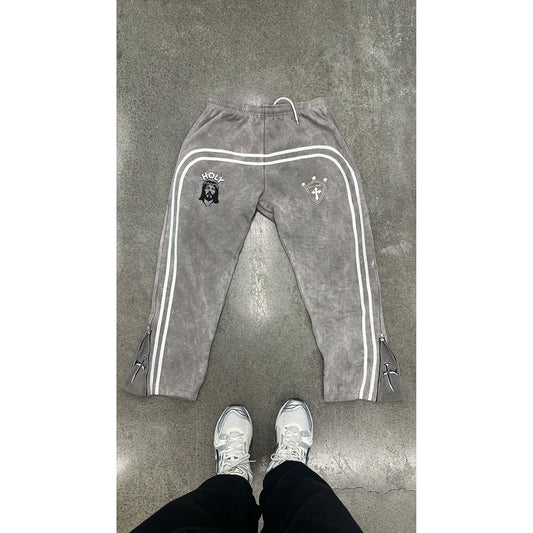 Washed Holy Flare Sweats - Holy Spirit Clothing Co.