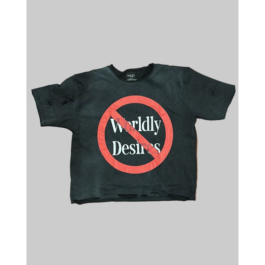 Worldly Desires Tee (Black) - Holy Spirit Clothing Co.